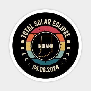 Indiana Total Solar Eclipse 2024 American Totality April 8 Magnet